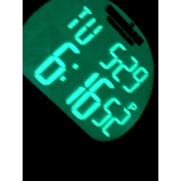 Timex Men's Watch T5E901 Ironman Quartz 38mm Digital Indiglo Black Rubber Strap - Picture 7 of 14